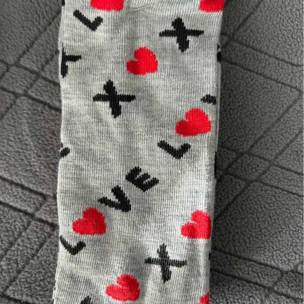 Valentines Day Love Heart Crew Socks